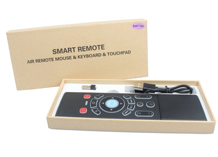 T6 Colorful Light Version Air Mouse 2.4GHz Wireless Keyboard Remote Controller with Touchpad & IR Learning for PC, Android TV Box / Smart TV, Multi-media Devices
