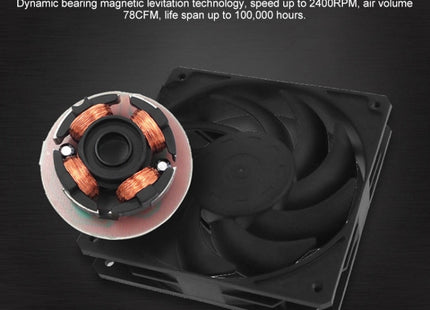 F120 Computer CPU Radiator Cooling Fan, F120