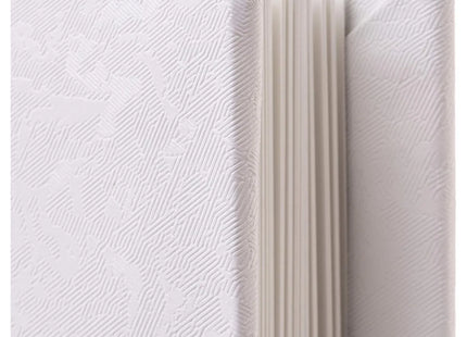 Kenro White Satin Wedding Guest Book - 76 Pages