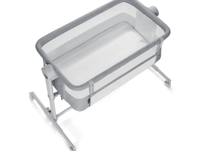 Kinderkraft Nestee Up 2 Bedside Crib - Full Light Grey