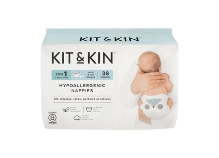 Kit & Kin Nappies Size 1 - 38 nappies