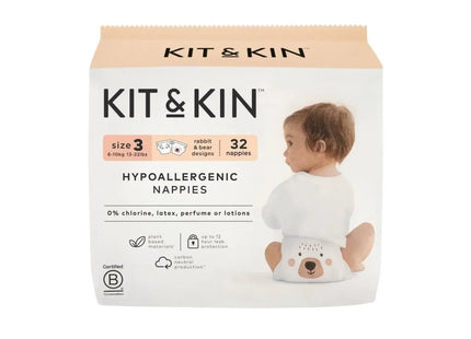 Kit & Kin Nappies Size 3 - 32 nappies