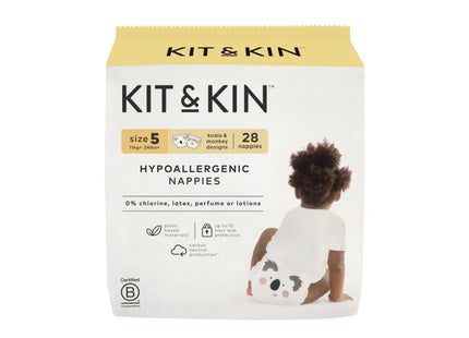 Kit & Kin Nappies Size 5 - 28 nappies