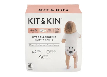 Kit & Kin Pull-Ups Size 5 Junior - 20 nappies