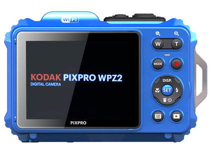 Kodak PIXPRO WPZ2 16MP 4x Zoom Tough Compact Camera - Blue