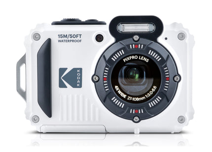 Kodak PIXPRO WPZ2 Waterproof 16MP 4x Zoom Tough Compact Camera - White