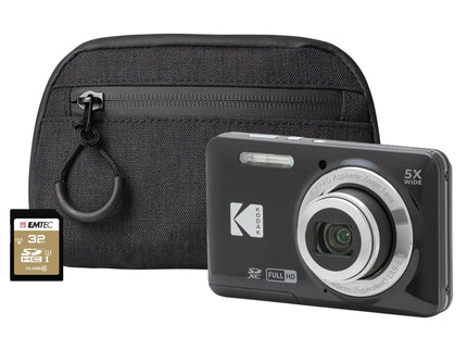 Kodak PIXPRO X55 16MP 5x Zoom Compact Camera - Black