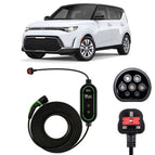 Type 2 to 3 Pin Charging Cable / 5M / 6amp - 13amp Adjustable (2.4kW)