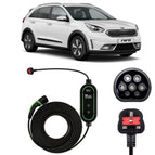 Type 2 to 3 Pin Charging Cable / 10M / 6amp – 12amp Adjustable (2.3kW)