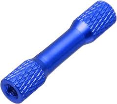 10pc M3x35 Knurled/Steppedd Standoffs Coloured Aluminium Pack