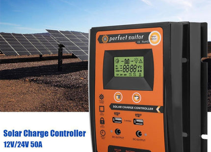 50A 12 / 24V Portable Solar Charging Controller