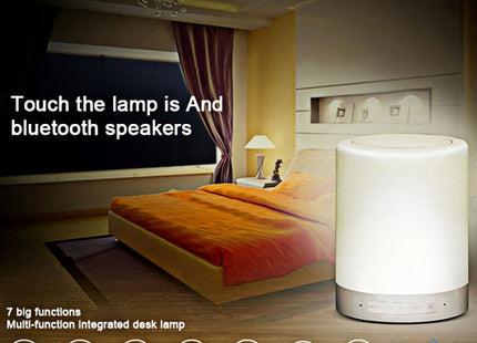 388 Atmosphere Light Bluetooth Speaker with LED & Handle, AUX, TF Card, Hands-Free