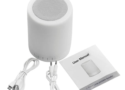388 Atmosphere Light Bluetooth Speaker with LED & Handle, AUX, TF Card, Hands-Free