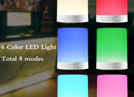 388 Atmosphere Light Bluetooth Speaker with LED & Handle, AUX, TF Card, Hands-Free