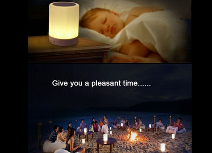 388 Atmosphere Light Bluetooth Speaker with LED & Handle, AUX, TF Card, Hands-Free