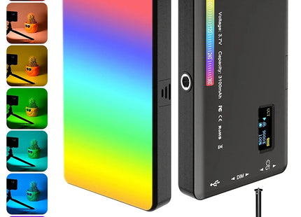 LED RGB Camera Light Full Color Output Video Light