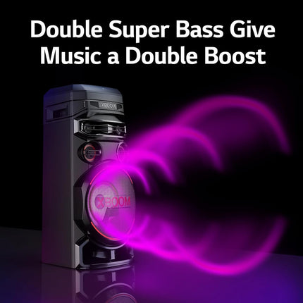 LG XBOOM RNC7 700W BLUETOOTH MEGASOUND PARTY SPEAKER DAB+ LED LIGHTS OPTICAL USB