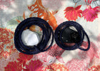 Indigo - Lola's Leads Fabric Extension Cable - 1m / Black 2 Gang