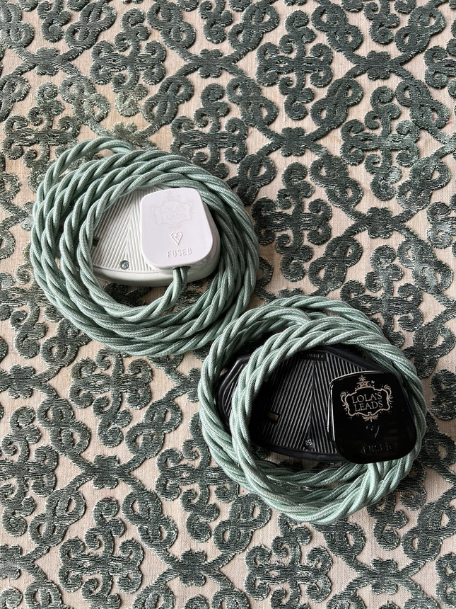 Moon Moth - Lola's Leads Fabric Extension Cable
