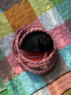 Shrimp - Lola's Leads Fabric Extension Cable - 1m / Black 2 Gang