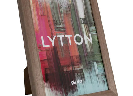 Kenro Lytton Series Wooden A4 Photo Frame - Brown