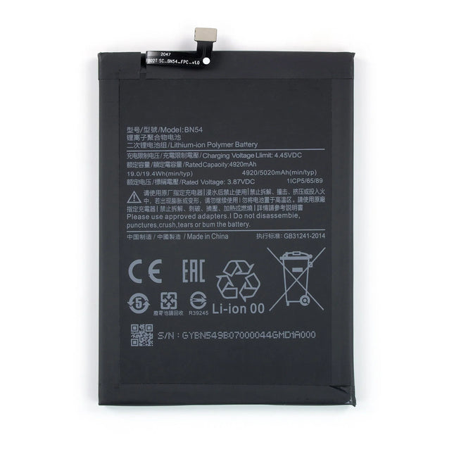 Xiaomi Redmi 9 / Redmi Note 9 / Redmi 10X 4G, Battery Replacement BN54