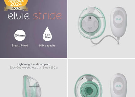 Elvie Stride Hands Free Single Electric Breast Pump