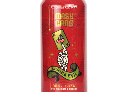Mash Gang Lesser Evil - Alcohol Free Chocolate & Cherry Stout 440ml