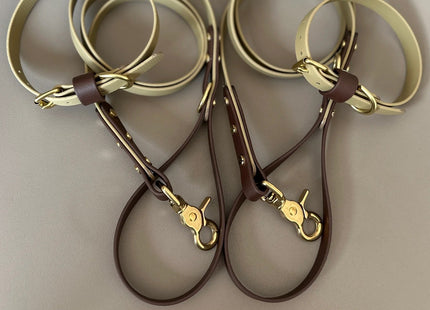 Loki Olive & Brown Colour Block Lead