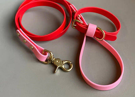 Love Red & Pink Colour Block Lead