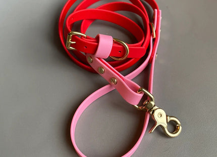 Love Red & Pink Colour Block Lead