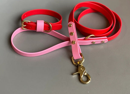 Love Red & Pink Colour Block Lead