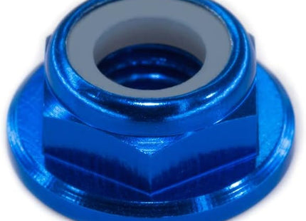 10pc M2 Nylon Locking CW Nuts pack 6061 Aluminium