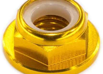 10pc M2 Nylon Locking CW Nuts pack 6061 Aluminium