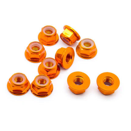 10pc M3 Locknuts CW Nuts pack Aluminium