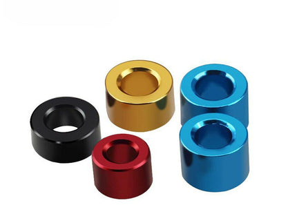 10pc M2x8 Smooth No Thread Spacer Coloured Aluminium Pack