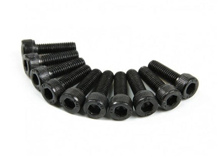 10x M3 Cap Head Hex Screw Black (M3 x6, M3 x8, M3 x10, M3 x12)