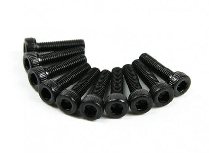 10pc M3 Cap Head Hex Screw Pack Black 8.8 Steel
