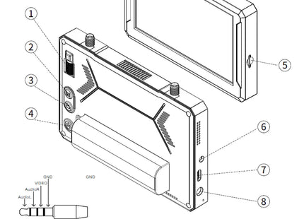 Skyzone M5F FPV Monitor