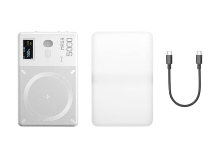 MA5R Magnetic Full-Colour RGB Light Manel With Wireless Charging (White)