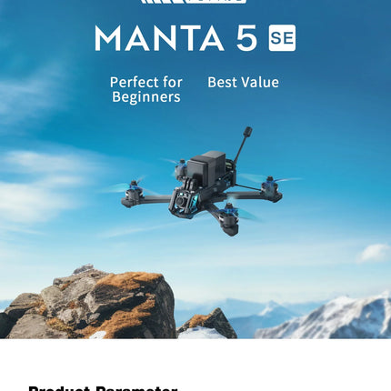 Axisflying Manta5 SE DJI O4 Lite with GPS