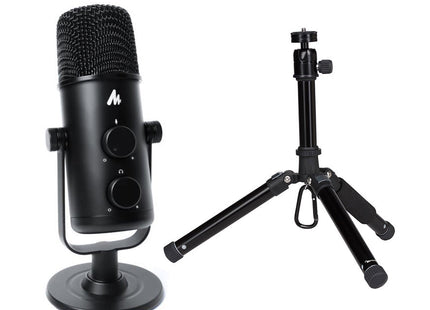Maono USB-C Studio Desk Top Podcast Microphone Kit with Portable Mid-Size Tripod