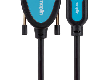 Maplin Premium HDMI to DVI-D Cable - Black, 3m