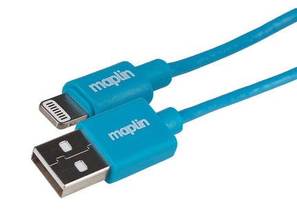 Maplin Premium Lightning to USB-A Cable - 0.75m