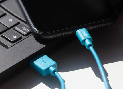Maplin Premium Lightning to USB-A Cable - 0.75m