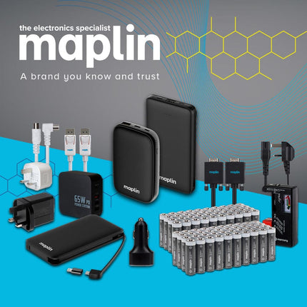 Maplin Premium Lightning to USB-A Cable - 0.75m
