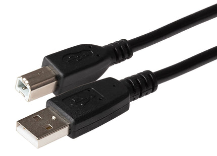 Maplin USB-A to USB-B Cable - Black
