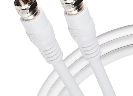 Maplin Satellite Cable Coaxial F Type Male to F Type Male - White