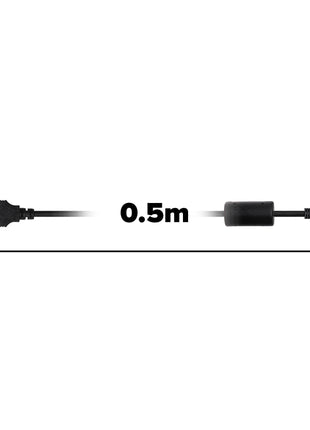 Maplin USB-A to 8-Pin Mini USB Cable - Black, 0.5m