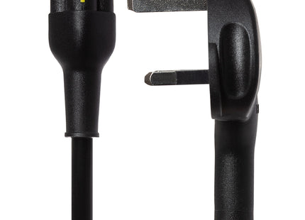 Maplin Power Lead IEC C5 Clover Leaf Plug Female to UK 3-Pin Plug - 2m, 5 Amp Fuse